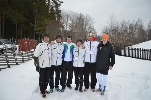 Leandro Ribela, Leandro Lutz, Fabrizio Bourguignon e Mirlene Picin representaram o Brasil nas provas de Cross Country / Foto: Divulgação / CBDN